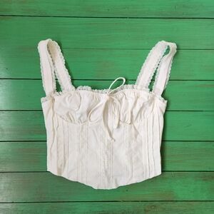 NW White Pacsun croptop XS